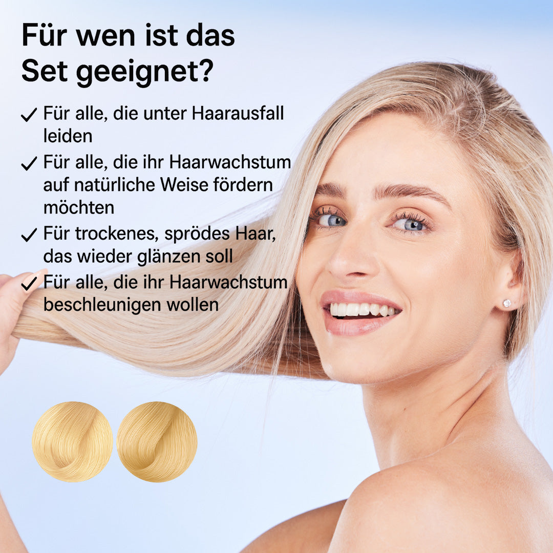 Haarwachstums-BOOSTER SET – für helles Haar