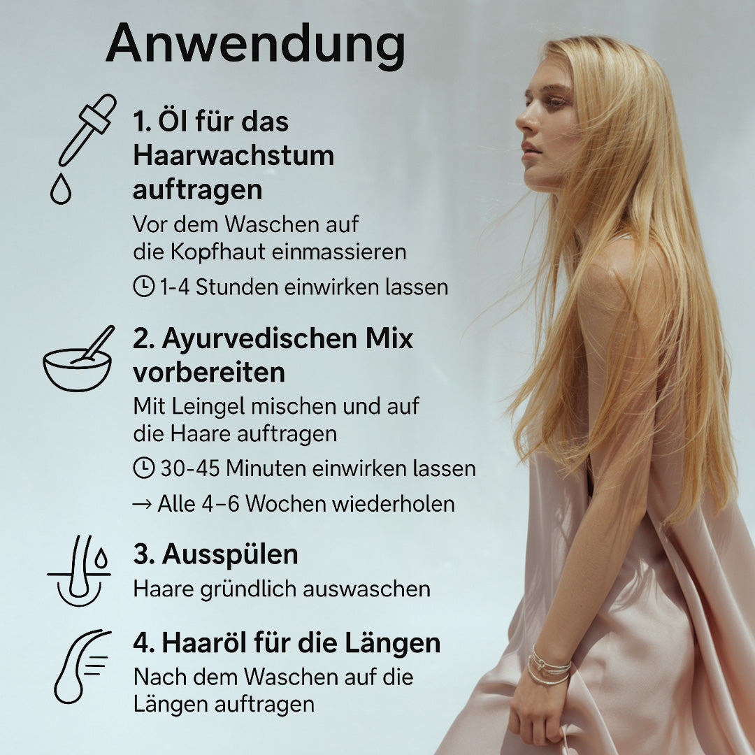 Haarwachstums-BOOSTER SET – für helles Haar