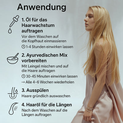 Haarwachstums-BOOSTER SET – für helles Haar